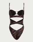 Pierced One Piece (Bronze Zebra)