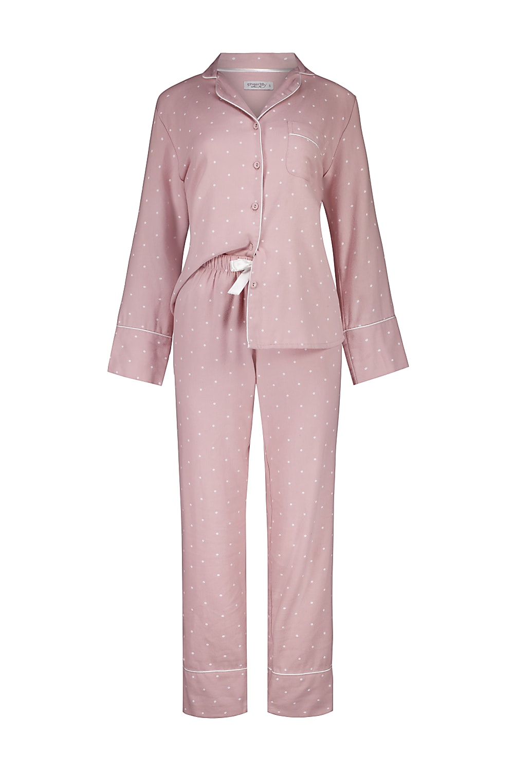 Alessia Pink Brushed Cotton Set 