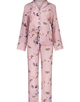 Catalina Pink Butterfly Viscose Set